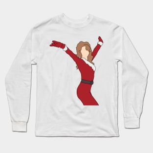 Mariah Carey Merry Christmas All I Want For Christmas Is You Long Sleeve T-Shirt